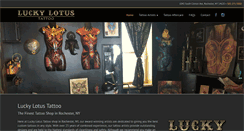 Desktop Screenshot of luckylotustattoo.com